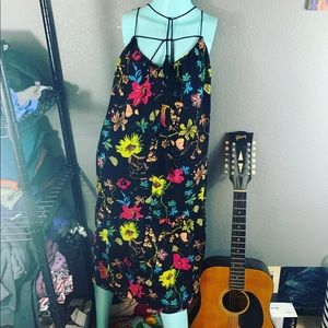NWOT H&M Conscious PEEK A BOO STRAPPY Boho Floral Billow Hippie